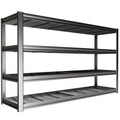 PMKES 68 W Garage Shelving Unit, 68 W x 24 D x 68 H, Heavy Duty Garage Storage Shelves, 4 Tier Storage Rack Shelf, Industria