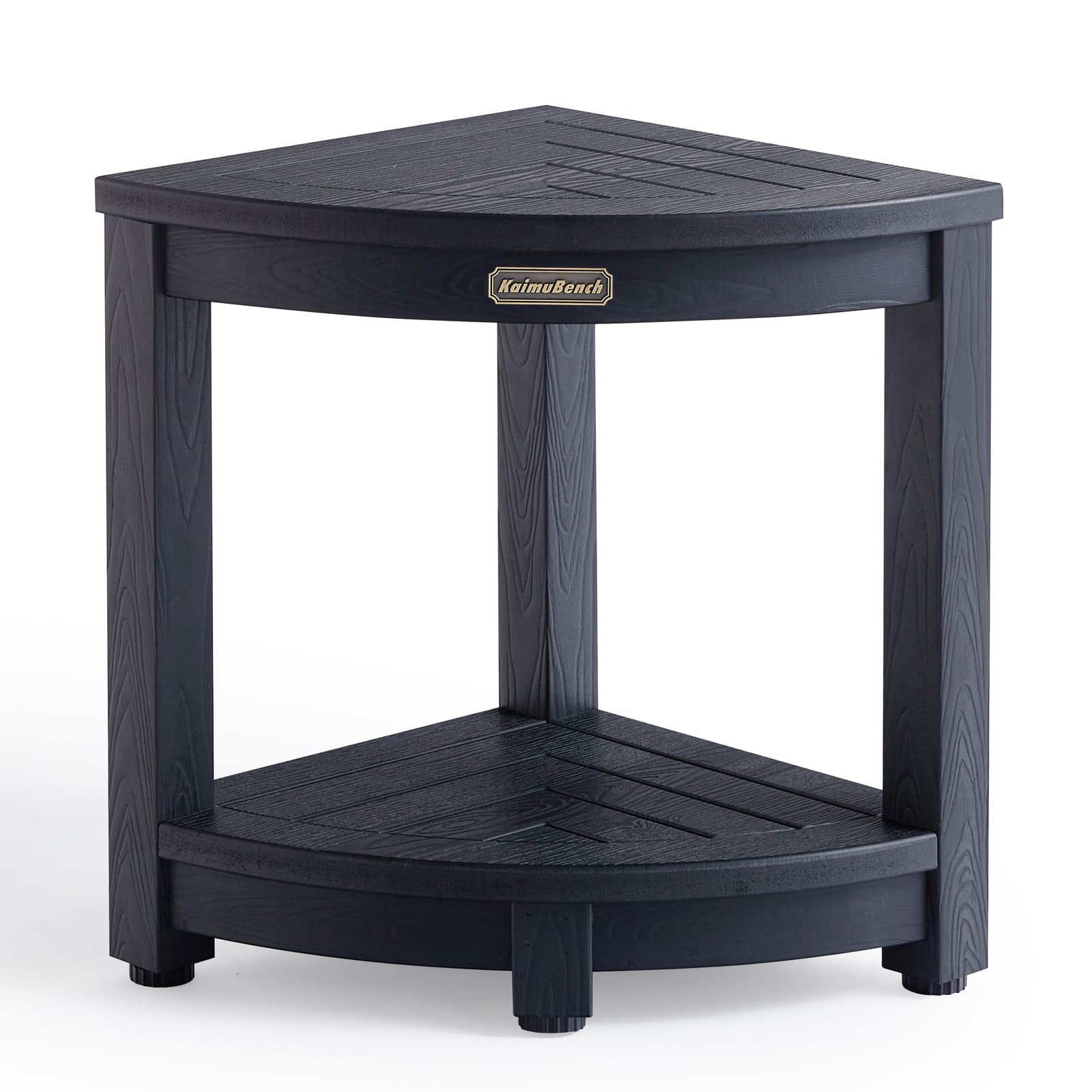 Shower Bench for Inside Shower, Poly Lumber Corner Shower Stool, Plastic Bathroom Bench Seat for Shaving Legs, Shower Chair Seat