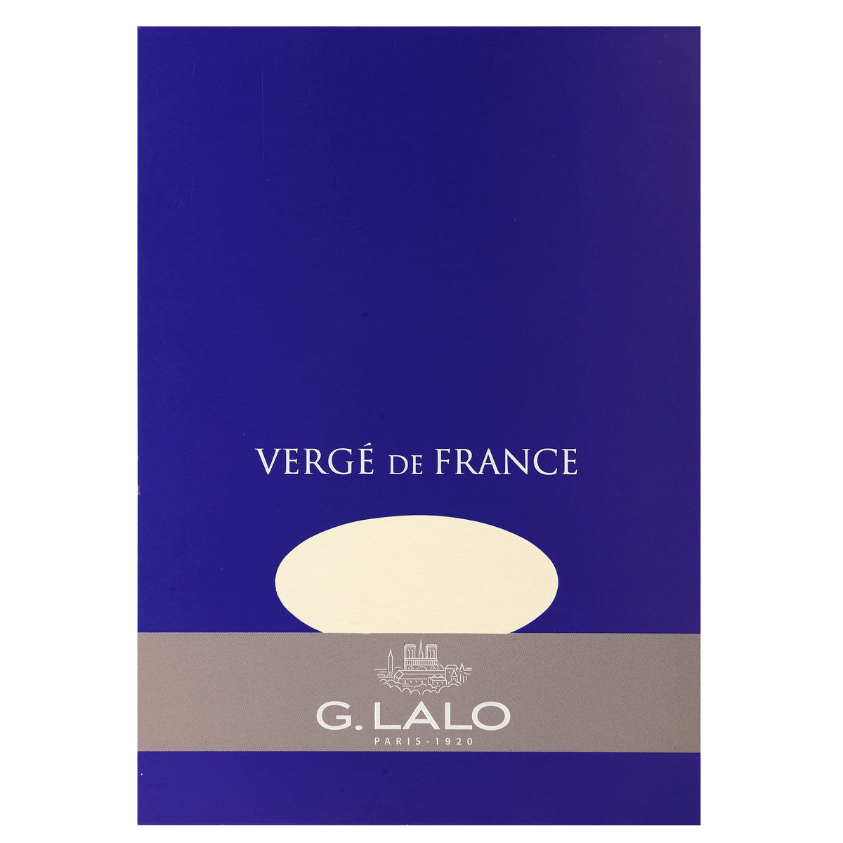 Lalo 11416L - Pad Of 50 Plain Laid Sheets A5, 100 G, Verg   De France, Ivory