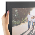 ArtToFrames 24x28 inch Satin Black Picture Frame, 2WOMFRBW74079-24x28
