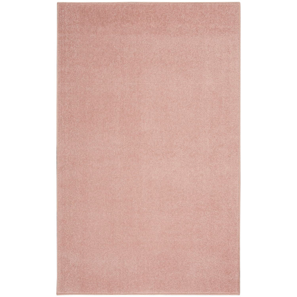Nourison Essentials Indoor/Outdoor Pink 3' X 5' Area -Rug, Easy -Cleaning, Non Shedding, Bed Room, Living Room, Dining Room, Backyard, Deck, Patio (3X5)