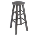 Winsome Wood Ivy Square Leg Counter Stool, Rustic Gray, 24