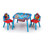 Delta Children Kids Table And Chair Set With Storage (2 Chairs Included) - Ideal For Arts & Crafts, Snack Time, Homeschooling, Homework & More, Nick Jr. Paw Patrol