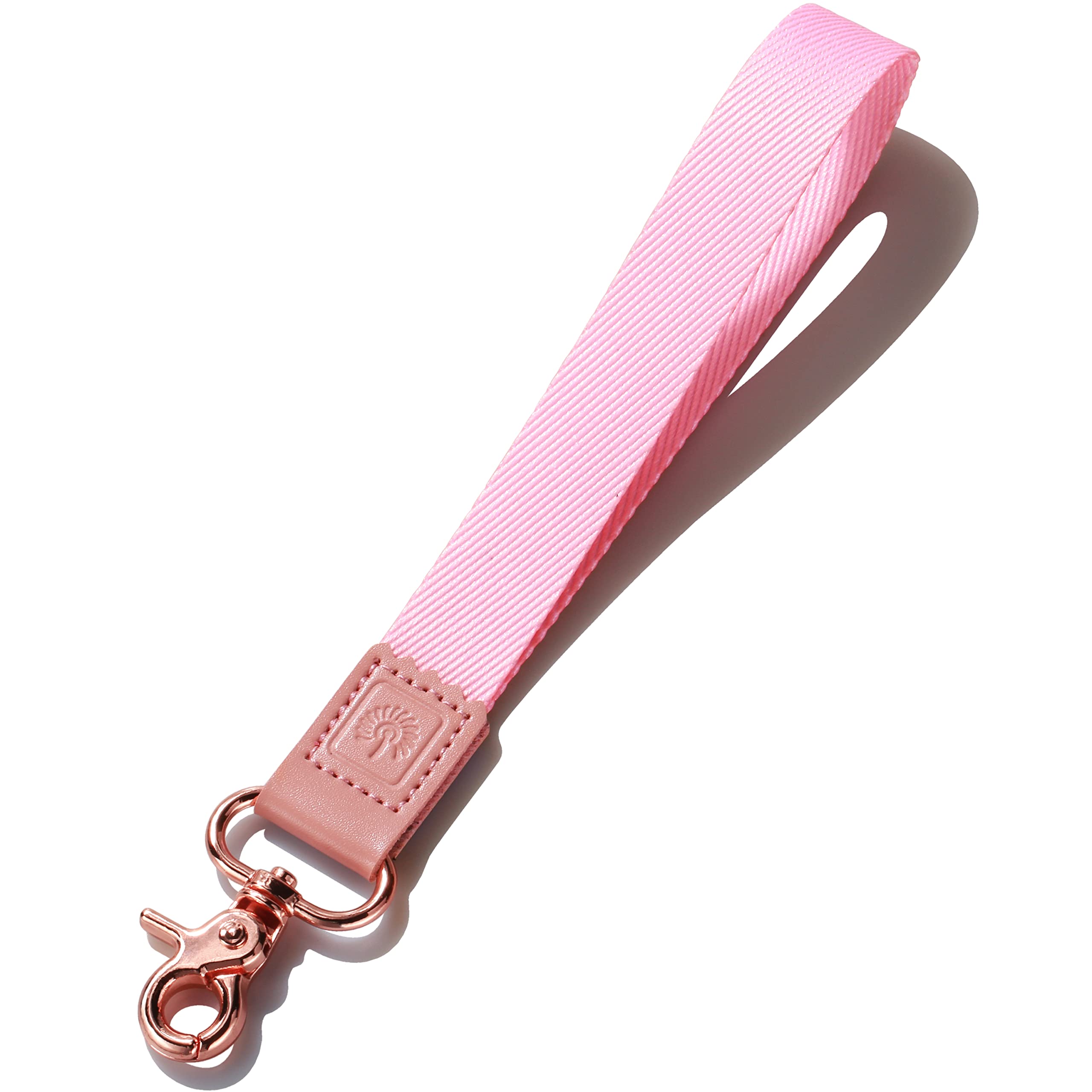 Wrist Lanyard For Keys, Wristlet Key Chain Strap, Off Pink Hand Wrist Keychain Holder For Women & Men