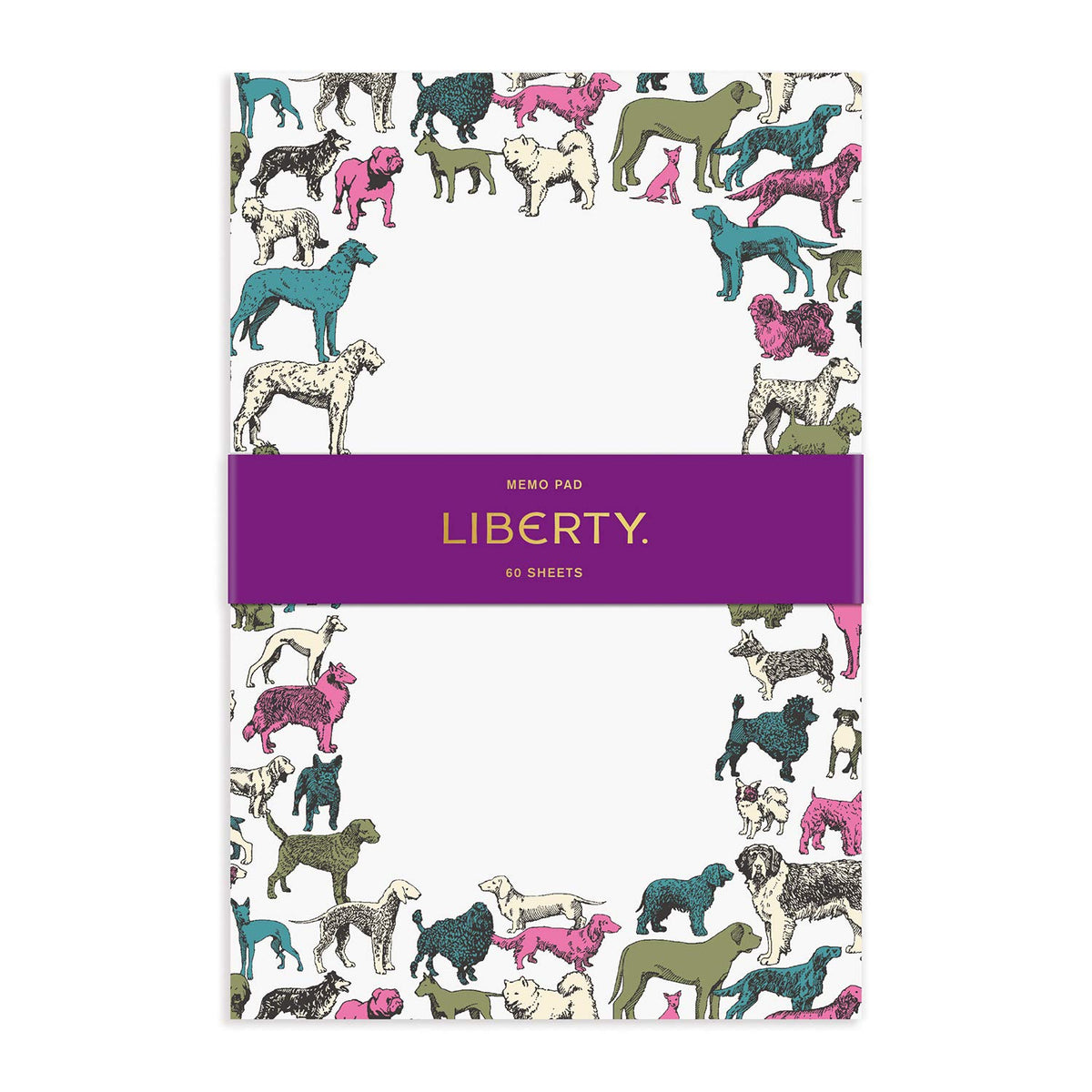 Galison Liberty Best In Show Memo Pad From Galison - Message Note Pad With Adorable Dog Print, Includes 60 Sheets Of The Same De