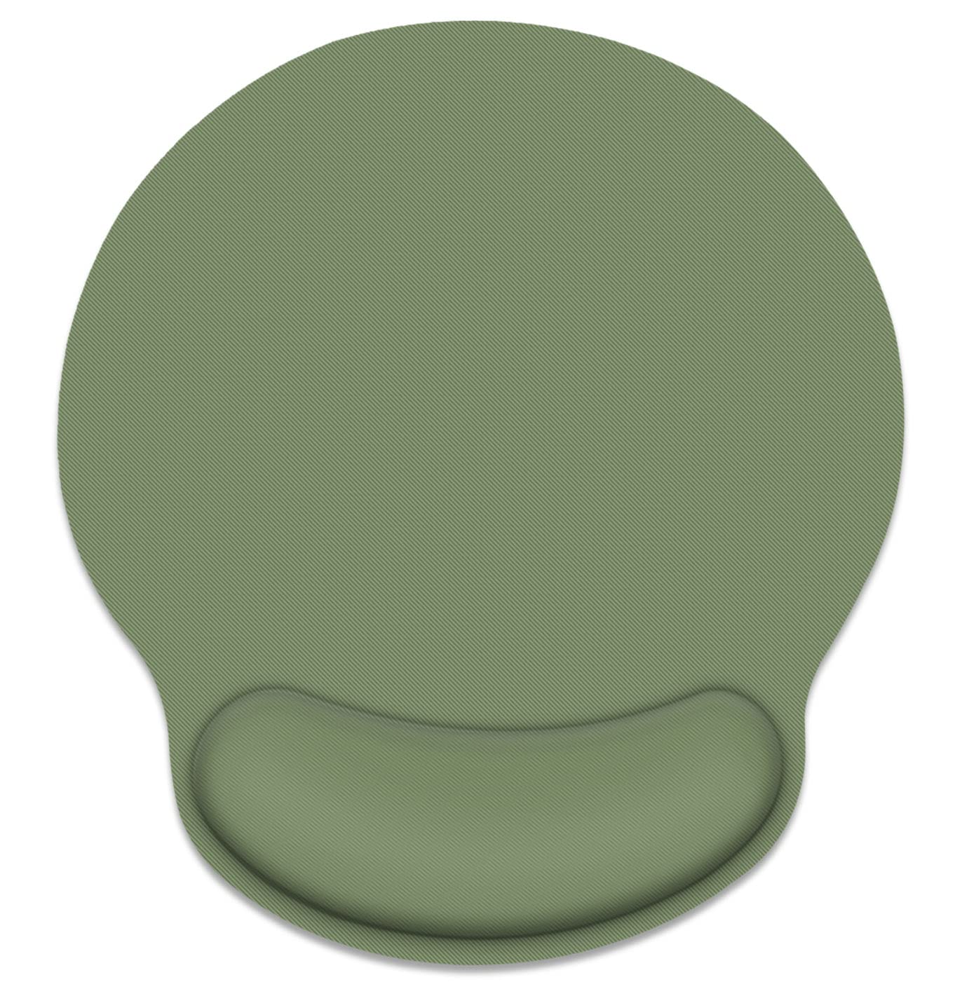 Britimes Green Mouse Pad Ergonomic Mouse Pad With Wrist Support Non-Slip Rubber Base Mousepad For Home Office Gaming Working Com