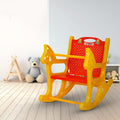 Prima Baby Rocking Plastic Chair For Kids, Toddlers, Rocker And Bouncer With Backrest For 6 Month To 3 Years Age Kids(Red/Yellow