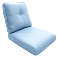 Belord Patio Furniture Baby Blue Cushions With Removable Cover, 1 Pair Of Cushions Including 1 Seat Cushion And 1 Back Cushion