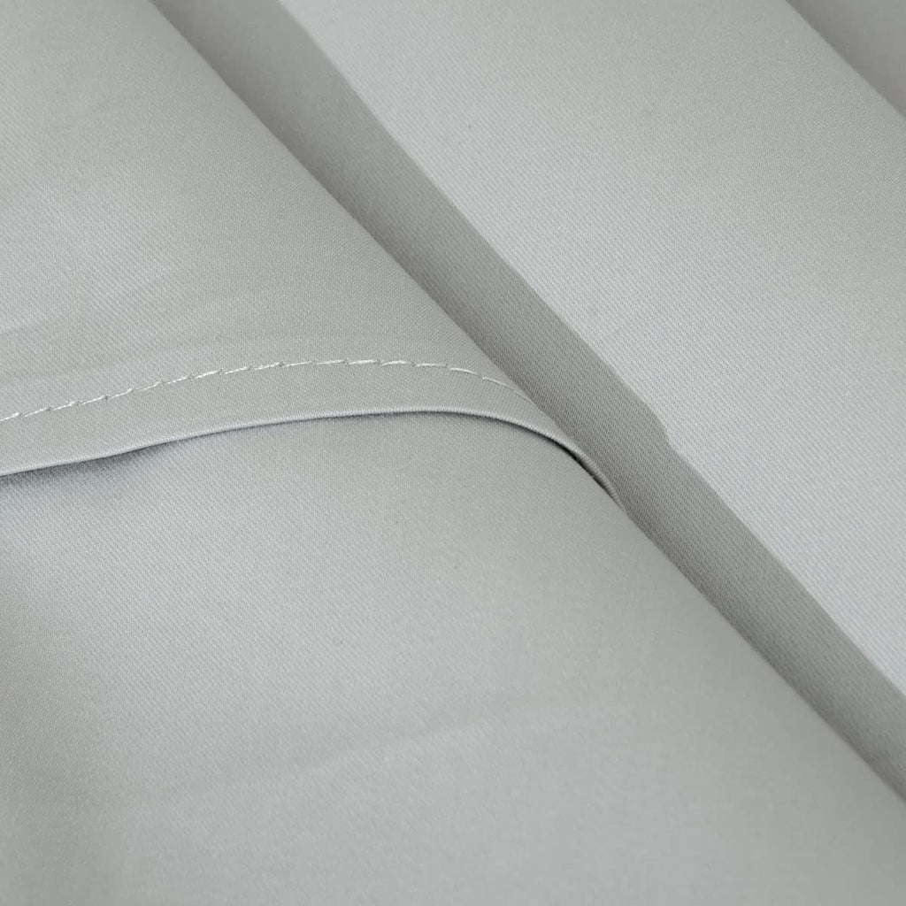 Ntbay 2 Pack 500 Thread Count 100% Egyptian Cotton King Pillow Shams, Super Soft And Breathable Oxford Pillowcases For Bed, 20X36 Inches, Light Grey