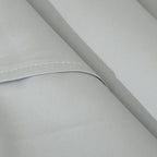 Ntbay 2 Pack 500 Thread Count 100% Egyptian Cotton King Pillow Shams, Super Soft And Breathable Oxford Pillowcases For Bed, 20X36 Inches, Light Grey