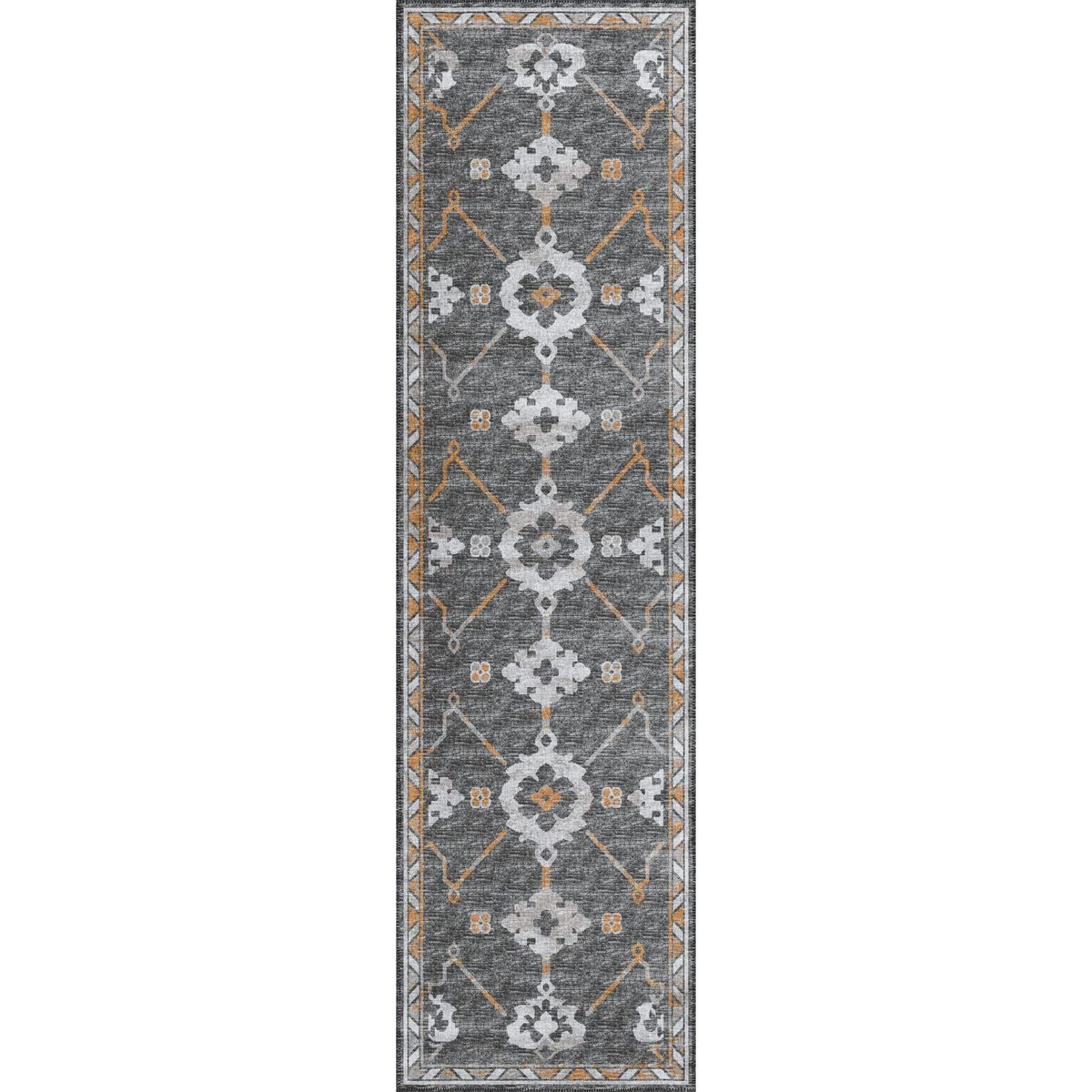 Sedona Sn16 Grey Transitional Rug Runner 2' 3&quot; X 10'