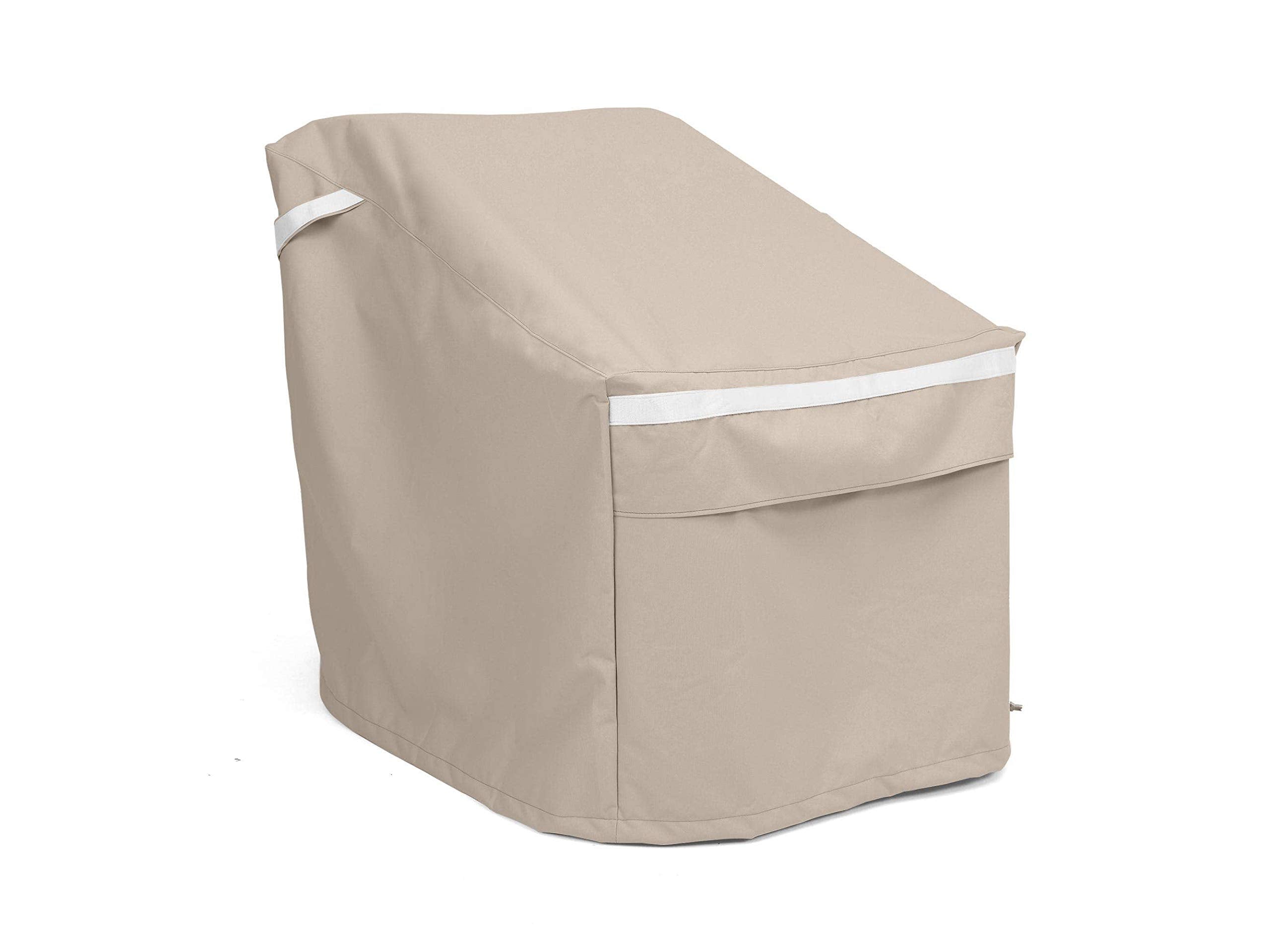 Covermates Outdoor Chair Cover - Premium Polyester, Weather Resistant, Drawcord Hem, Seating And Chair Covers, 22W X 22D X 36H, Clay