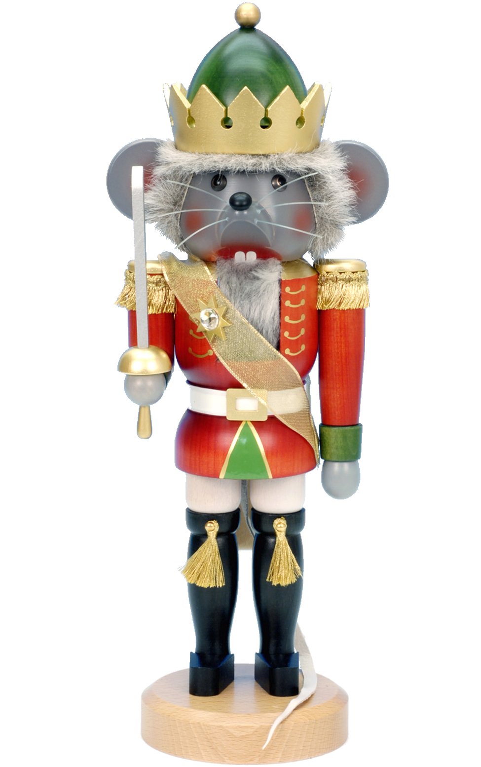 Alexander Taron Importer 32-534 Christian Ulbricht Nutcracker-Mouse King-15.5&quot; H X 6.25&quot; W X 5.5&quot; D, Brown