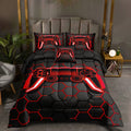 Rowadalo 5 Pieces Gaming Bedding Set For Boys Gamer Comforter Set Twin Size,Game Controller Comforter For Boys Kids Teen 3D Game