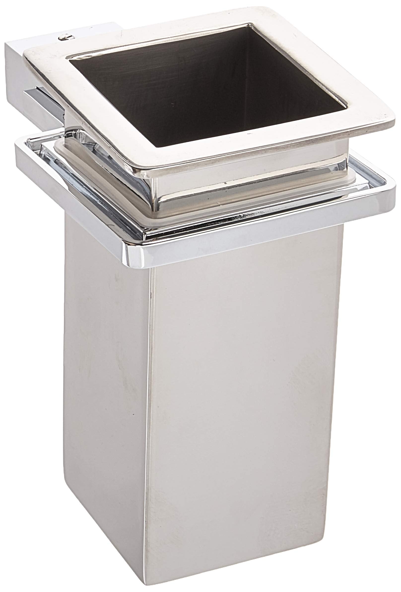 Gedy 3810-01-13 Kansas Wall Mounted Stainless Steel Tooth Brush Holder, 0.79' L x 2.64' W, Chrome