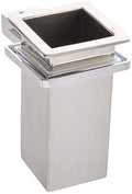 Gedy 3810-01-13 Kansas Wall Mounted Stainless Steel Tooth Brush Holder, 0.79' L x 2.64' W, Chrome