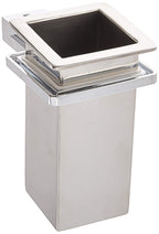 Gedy 3810-01-13 Kansas Wall Mounted Stainless Steel Tooth Brush Holder, 0.79' L x 2.64' W, Chrome