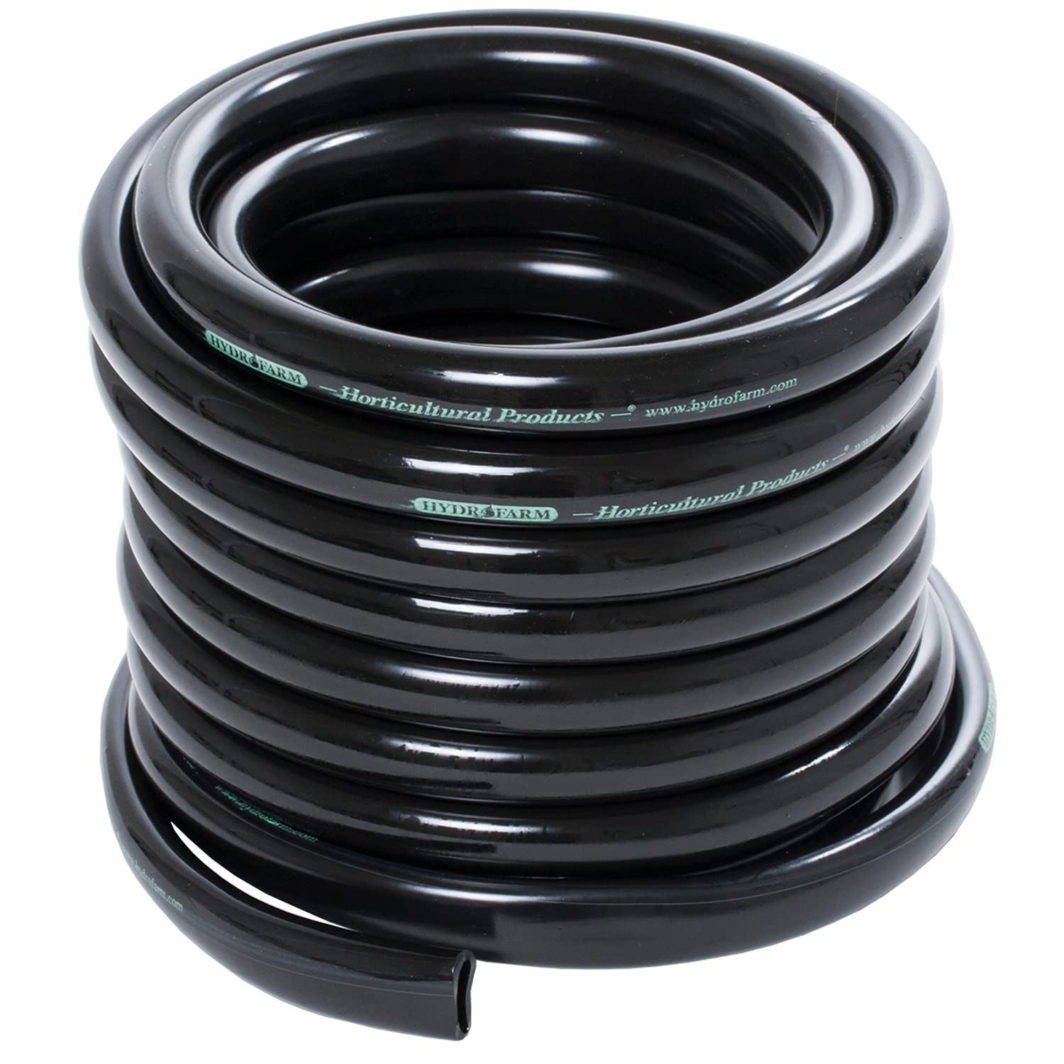 Hydrofarm Hgtb50Gf 1/2-Inch Black, Foot Roll Tubing, 25 Feet