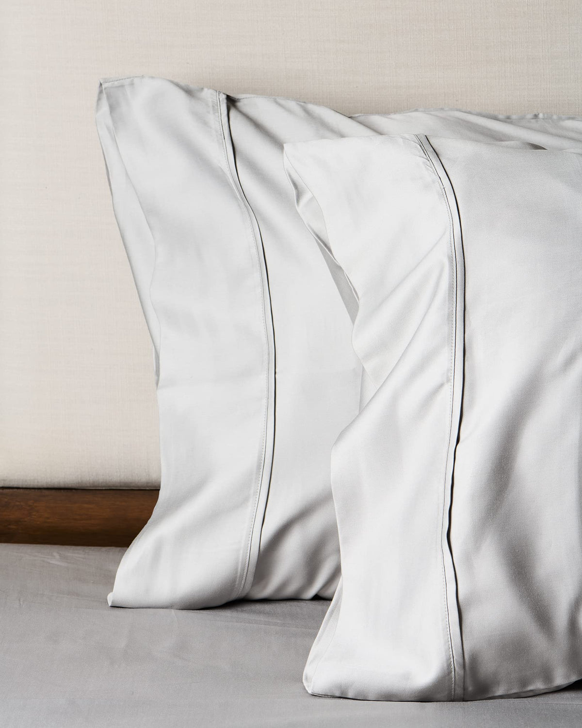 Weddingly Cea Certified 100% Giza Egyptian Cotton Pillowcases|Accredited Gold Seal|Deep Pocket|Extra Long Staple|Sateen Weave|Hi