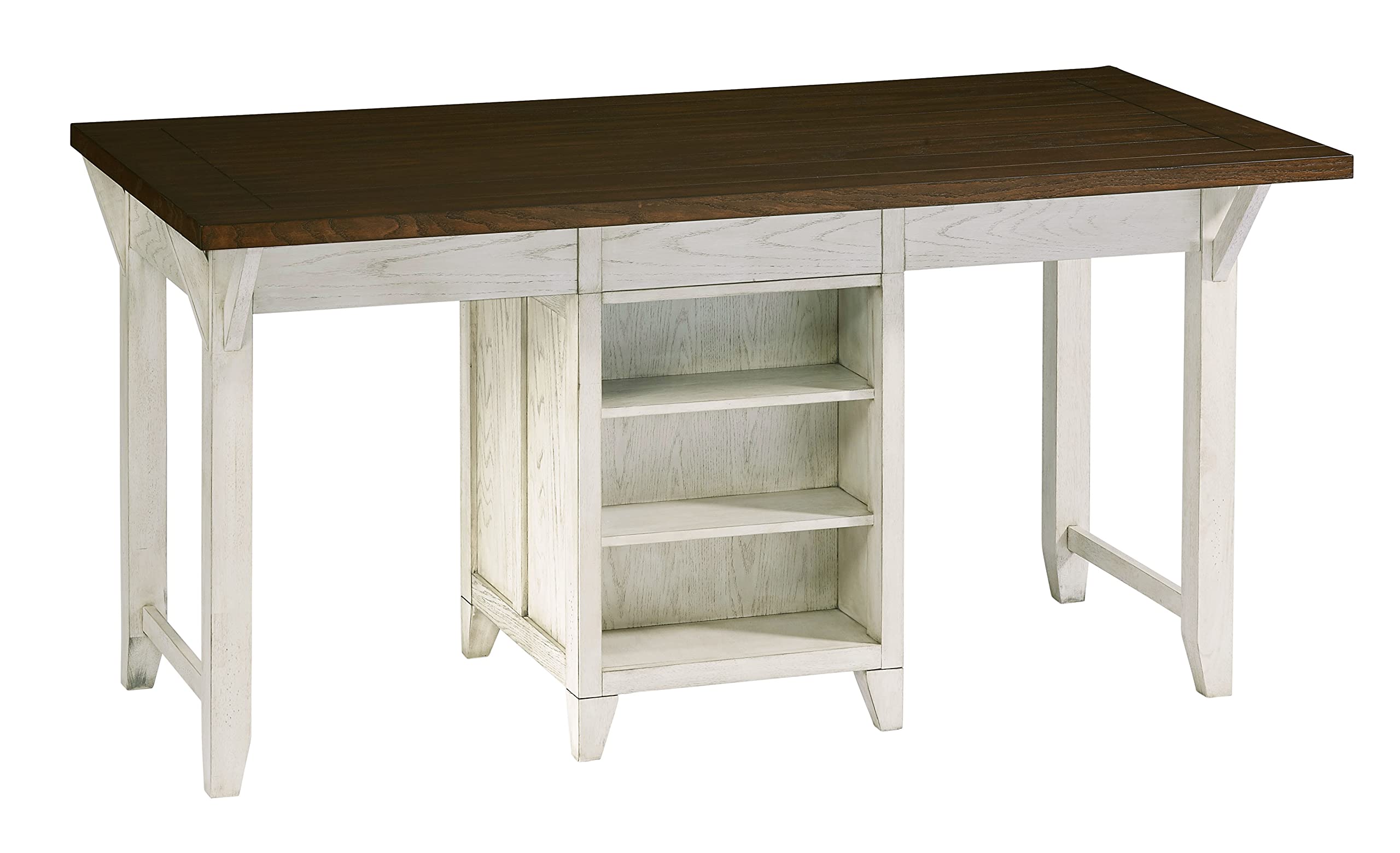 Progressive Furniture Counter Table, Brown/White