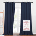 NICETOWN Sound Reduction Long Curtains for Sliding Glass Door, 3 Layers Thermal Insulated Full Blackout Drapes for Kids/Boys/Nur