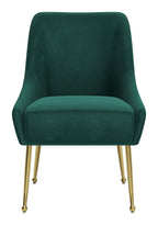 Zuo Maxine Dining Chair Green & Gold