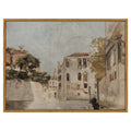 InSimSea Framed Wall Art for Living Room Classical Cityscape Artwork Wall Decorations View of Venice Canvas Prints Bathroom Pict