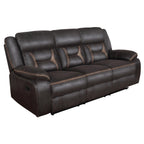 Coaster Greer 2-Piece Motion Sofa Set, Brown