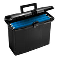 Tops Pendaflex Portable File Box, Black, 11' H X 14' W X 6-1/2' D (41732)