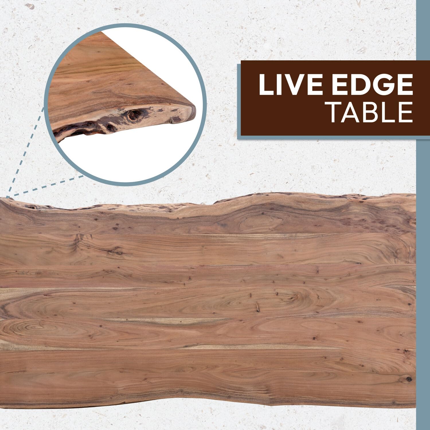 Cambridge Huntington 6-Piece Counter-Height Dining Set: 1 Drop-Leaf Table, 1 Bench And 4 Chairs W/ Faux-Leather Seats In Medium Brown, 982005-6Pc-Brw