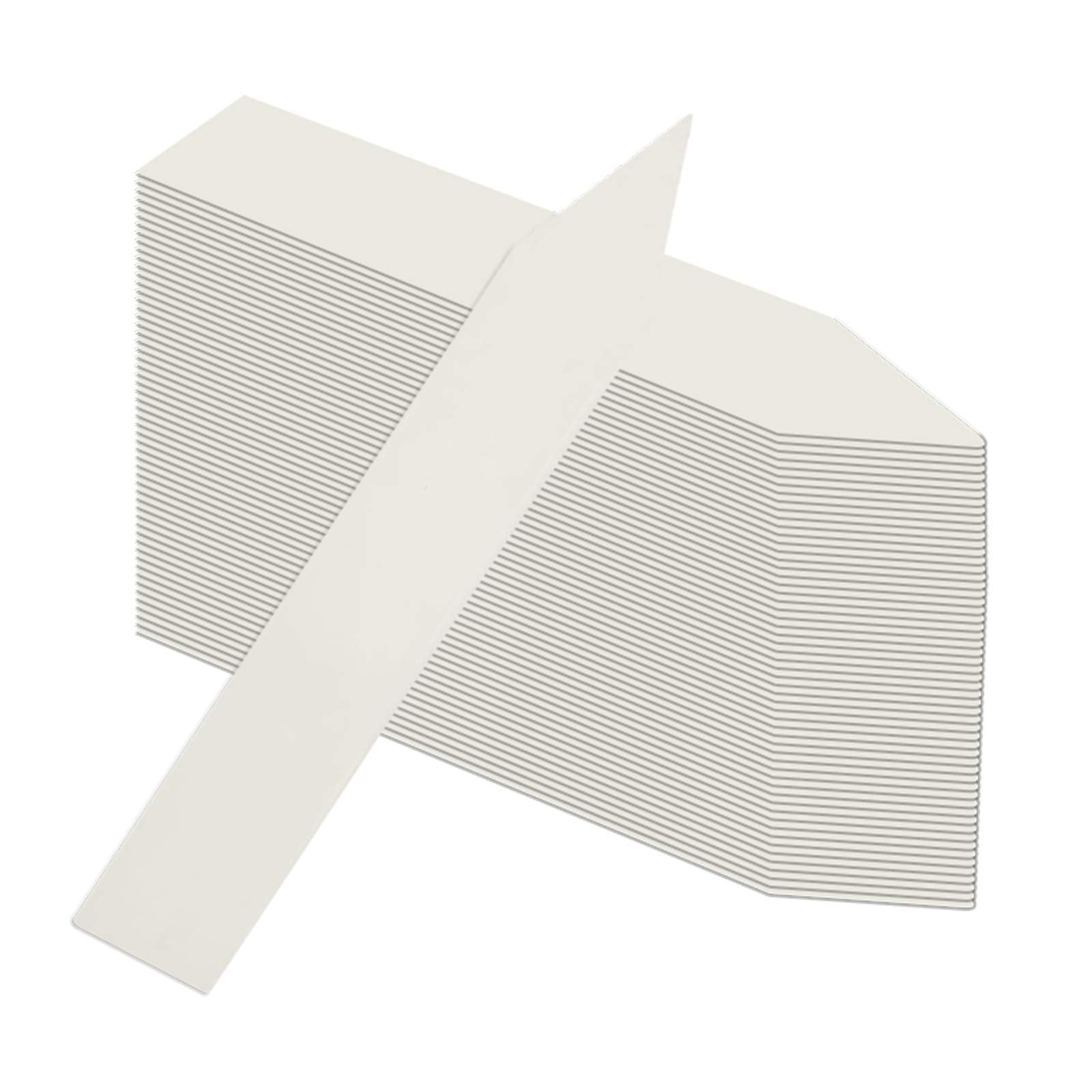 [Excellent] 100Pcs Plant Labels For Outdoor Garden, Plant Markers For Garden Waterproof, Plant Tags For Gardeners,White