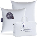 Lincove Euro Throw Pillow Insert Square 20'X20' Pillow - Made In Canada, 100% Cotton Shell, Down Alternative Filling, Vegan-Fr
