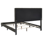 Coaster Home Furnishings Mapes Transitional Fabric Upholstered Full Size Panel Bed Frame 50-inch Headboard Charcoal 305746F