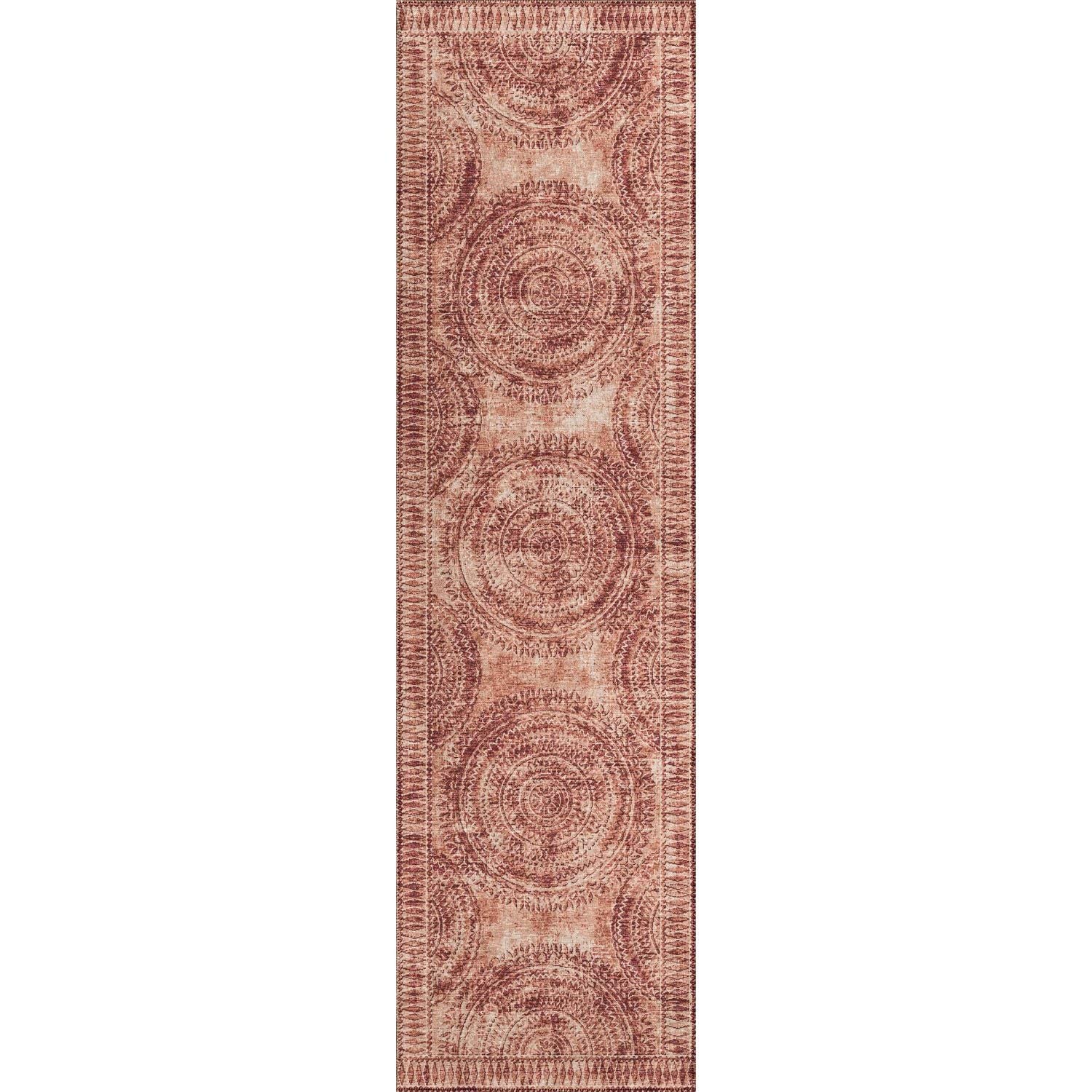 Sedona Sn7 Red Transitional Rug Runner 2' 3" X 10'