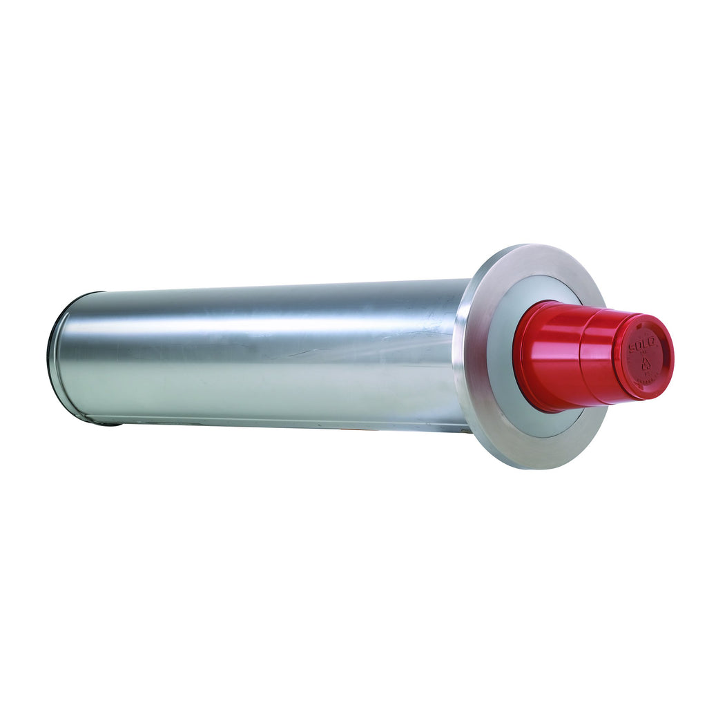 Dispense-Rite BFL-2 In-Counter Cup Dispenser, Fits 8 oz. to 24 oz. Cups, Stainless Steel, 2 Spring, 22'' Length, One Size Fits A