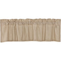 VHC Brands Sawyer Mill Charcoal Valance Curtain Cozy Farmhouse Country Cotton Striped Kitchen Drapes 16x60