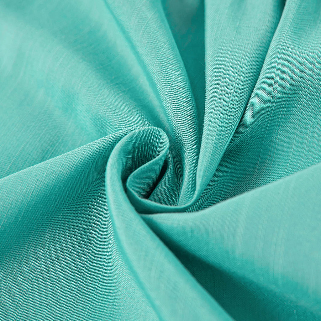 Biscaynebay Wrap Around Bed Skirts For Twin & Twin Xl Beds 15' Drop, Aqua Adjustable Elastic Dust Ruffles Easy Fit Wrinkle & Fa