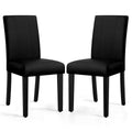 Symax Dining Chairs Set Of 2, Leather Parson Dining Room Chairs, Modern High-End Kitchen Side Chairs For Bedroom, Living Room, B