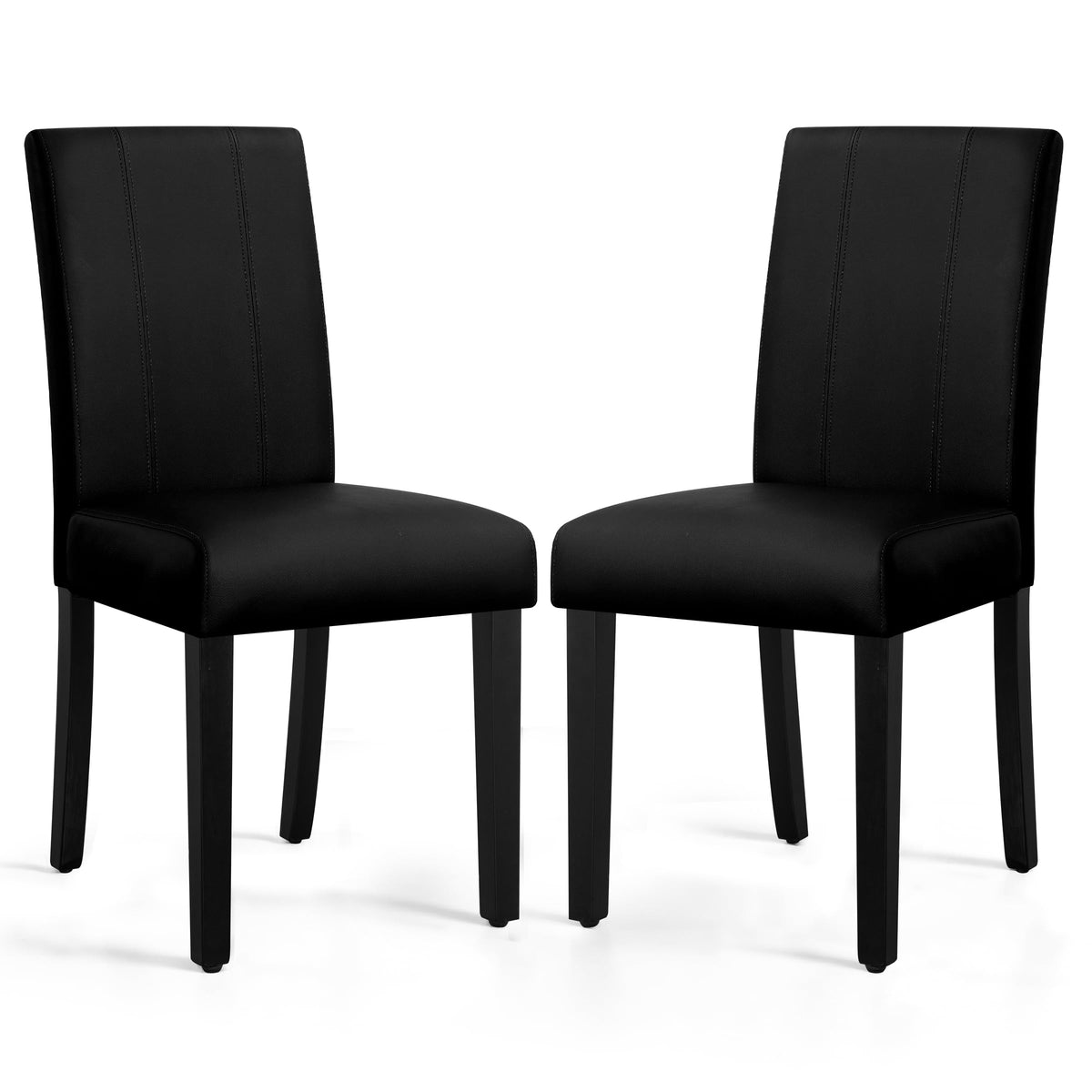 Symax Dining Chairs Set Of 2, Leather Parson Dining Room Chairs, Modern High-End Kitchen Side Chairs For Bedroom, Living Room, B