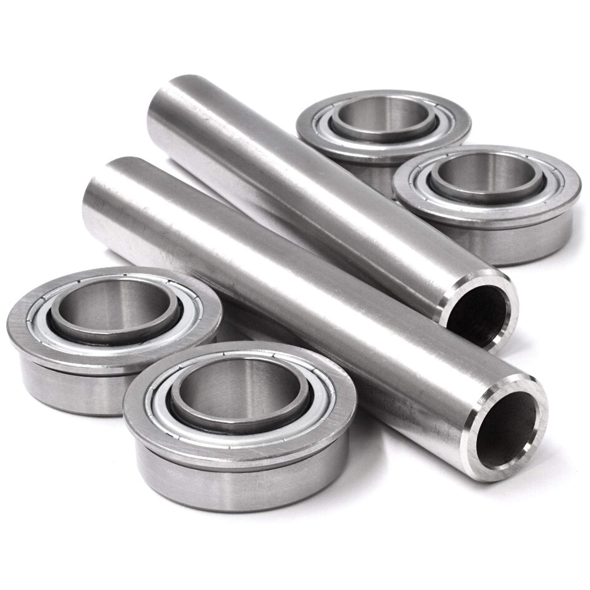 Hd Switch -2 Kits- Stainless Steel Oem Upgrade For Husqvarna 539105543 & 539102484 Front Wheel Bushing Bearing Conversion Cz3815