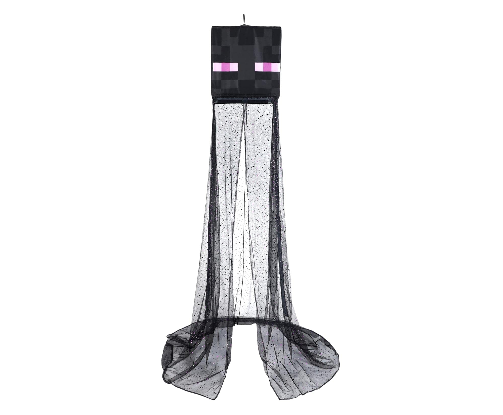 Minecraft Enderman Kids Bed Canopy Curtains For Ceiling, Hanging Mosquito Netting Cover For Reading Nook, Sleeping Tent | Playro