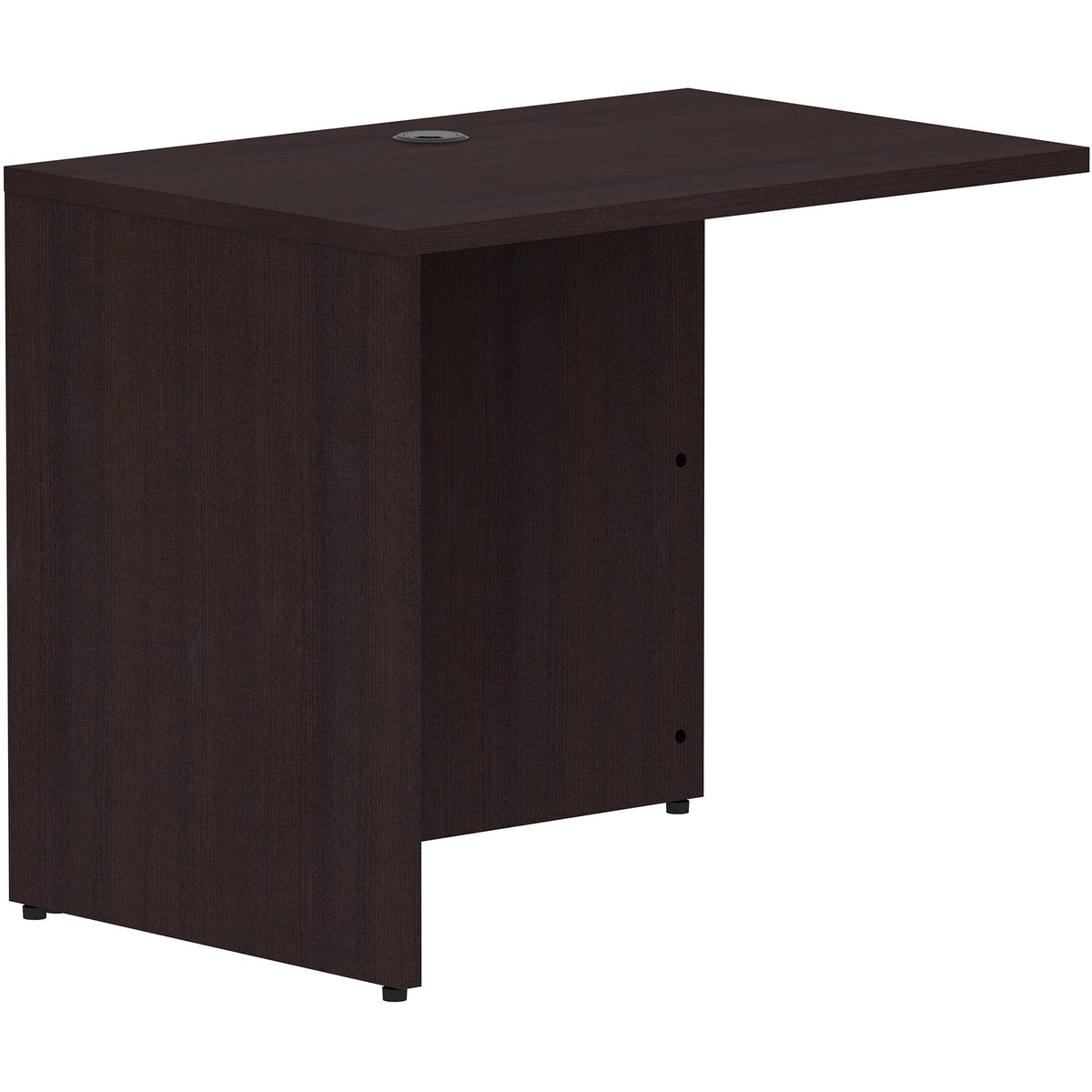 Lorell Espresso Laminate Desk Return