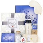 Get Well Soon Gift Baskets for Women, Self Care Package for Women, Surgery Recovery, Get Well and Sympathy Gift Baskets with Bla