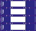 Tabbies File Pocket Handles, 9.63 X 2, Dark Blue/White, 4/Sheet, 12 Sheets/Pack