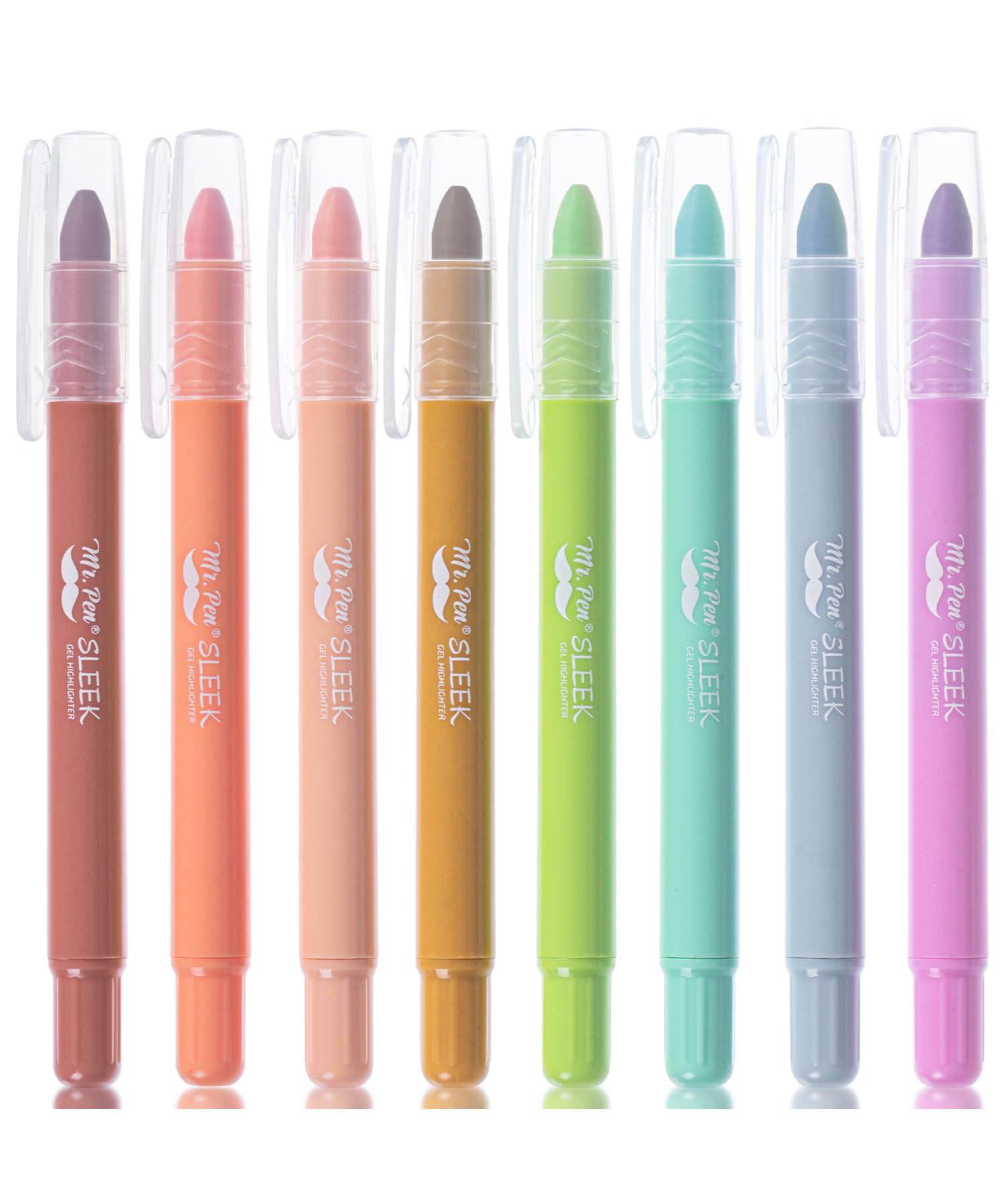 Mr. Pen- Gel Highlighter, 8 Pack, Assorted Colors, Bible Highlighters No Bleed, No Bleed Highlighters, Bible Highlighter, Bible