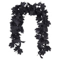 Fall Decor Black Garland, Black Decorations Halloween Garland, Fall Wall Hanging Maple Leaves, Artificial Black Maple Leaf Vine,