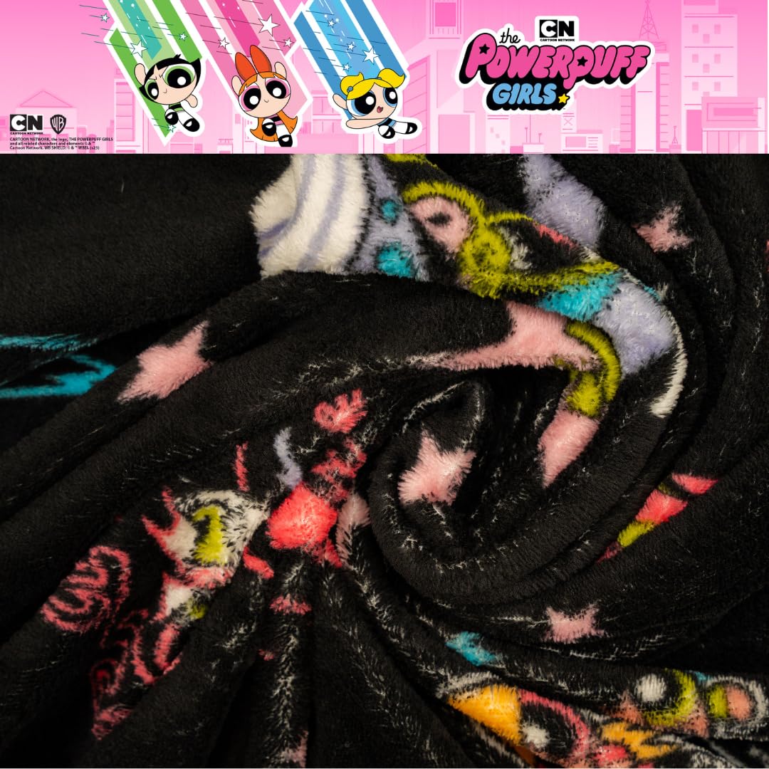Franco Collectibles The Powerpuff Girls Bedding Super Soft Plush Blanket, 62 In X 90 In, (Officially Licensed Product)