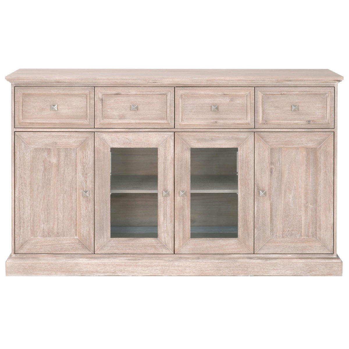 Star International Furniture Traditions Hudson Wood Media Sideboard In Gray