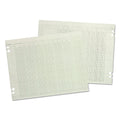 Wilson Jns Accounting Sheets, 24 Columns, 11 X 17, 100 Loose Sheets/Pack, Green