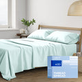 Thread Spread Cotton Sheets King Size - 400 Thread Count 4 Piece 100% Cotton Sheets For King Bed, Deep Pocket King Size Cotton S